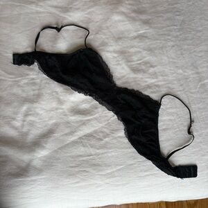 Madewell black lace bralette